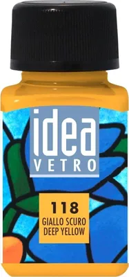 Produktbild von Maimeri Idea Vetro Glasfarbe Deep Yellow 118 60 ml 1 stk