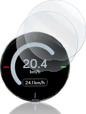 Produktbild von Displayschutz-Folie für Motorrad Tacho-Schutzfolie  Germany, Kratschutz geeignet für Beeline Velo 2 2x Matt