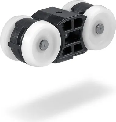 Produktbild von Geze ZT-Doppelrollenwagen, Kunststoff Perlan 140 lackiert einflügelig 064248