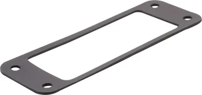 Produktbild von HARTING Han 10A Flanschgummidichtung ohne Haltekontur passend für 10A Anbaugehäuse Dichtung Nitril-Butadien-Kautschuk