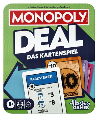 Zdjęcie produktu dla Hasbro Gra karciana Monopoly Deal, 8 lat(a), 15 min