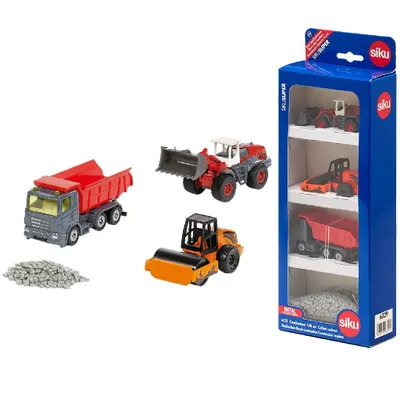 Image de SIKU SUPER Coffret cadeau Construction de routes , véhicule jouet