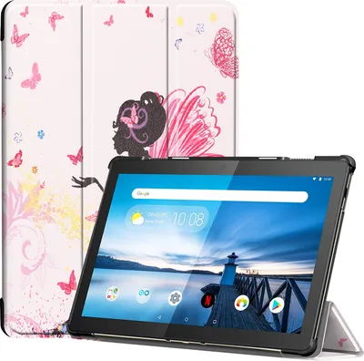 Produktbild von Tablet Hülle für Lenovo Tab M10 (2018) TB-X605F 10.1 Zoll Slim Case Etui mit Standfunktion und Auto Sleep/Wake Funktion
