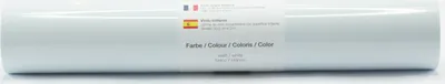 Produktbild von Kreativplotter Vinylfolie glänzend WEISS 30,5x300 cm