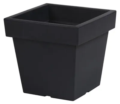 Obrázek produktu pro Květináč LOFLY SQUARE LOW 20 cm antracit