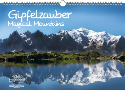 Produktbild von Gipfelzauber DIN A3 - Immerwährender Kalender  Berge und Gipfel - Seelenzauber