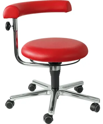 Produktbild von Eduplay Kindergartenstuhl rot höhenverstellbar 34-41 cm - Spielzeugstuhl