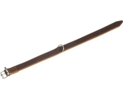 Obrázok produktu pre Obojok pre psa Karlie Rondo M/L 27 mm x 47 cm kožený hnedý