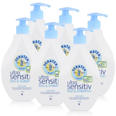 Penaten Baby ultra sensitiv Bad Shampoo 400ml 2er Pack