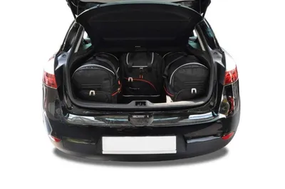 Produktbild von Renault Megane Hatchback 2008-2015 Kofferraumtaschen Set 4 Stk