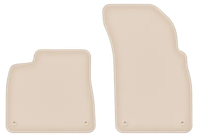 Produktbild von DURBAN Beige Velours-Fußmatten vorne für Audi Q8 SUV (2018-)