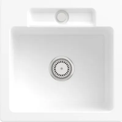 Produktbild von Villeroy & Boch Keramikspüle 334501KG, Siluet 50 S Einbauspüle - inkl.