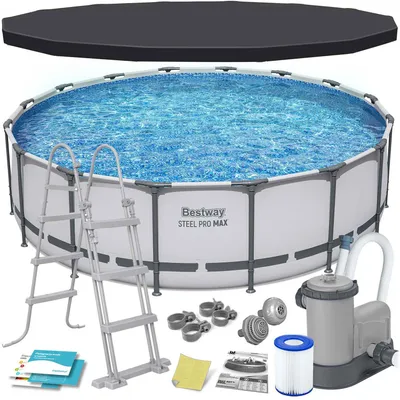 Produktbild von Rahmen-Gartenpool 488 x 122 cm 12-in-1 Bestway 5612Z