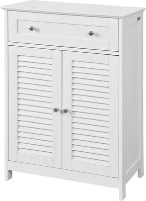 Produktbild von Badezimmerschrank MDF weiß 35x60x87 cm