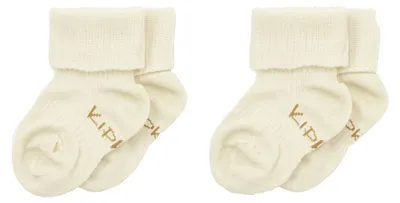 Productafbeelding van Babysokken Stay-on-Socks, maat 0-6 maanden, 2 paar, off-white