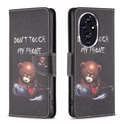 Immagine prodotto di Per Honor 200 Custodia a libro in Pelle finta per cellulare Motivo 1 Custodia Custodie Protezione