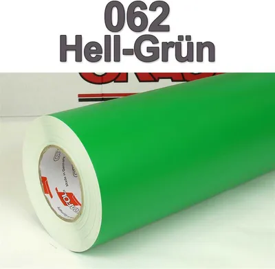 Produktbild von (6,95€/m²) Oracal® Möbelfolie 062 Hellgrün Matt 31,5 cm Breite Laufmeterware selbstklebende Folie Plotterfolie Klebe Folie Oracal 631 matte Küchenfolie