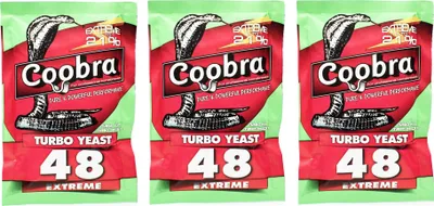 Produktbild von 3 x Destillieren Hefe - Coobra 48 Extreme 135g