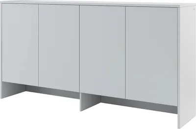 Produktbild von MEBLINI Hängeschrank für Horizontal Schrankbett Bed Concept - Wandschrank mit Ablagen und Fächern - Wandregal - BC-11 für 90x200 Horizontal - Grau Matt