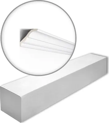 Immagine prodotto di NMC Z21-box ARSTYL Noel Marquet 1 cartone con 20 strisce decorative Cornice per soffitto stile moderno colore bianco | 40 m
