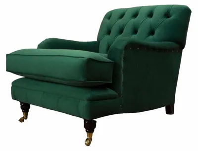 Produktbild von Grüner Sessel Wohnzimmer Design Elegantes Möbel Klassisch 1 Sitzer Luxus Neu