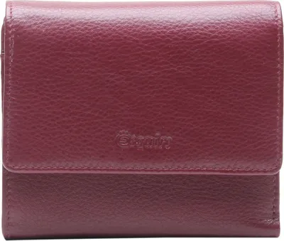 Zdjęcie produktu dla Skórzany portfel Esquire Viktoria Flap Wallet Bordeaux czerwone wino