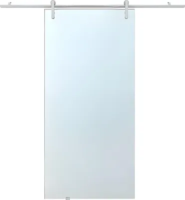 Produktbild von Wandschiebetür CLEAVER - 205 × 93 cm (H × B) - gehärtetes Glas