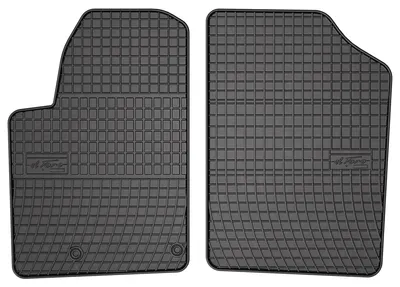 Productafbeelding van Rubberen voormatten voor Citroen Berlingo I 2-osobowy 1996-2010 (stationwagen) – 2-delig, zwart, op maat – Wielganizator SolidPRO