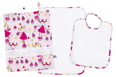 Produktbild von Omgoods – 3-teiliges Vorschulset mit Cupcake-Motiv