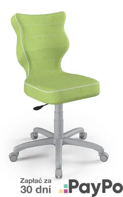 Zdjęcie produktu dla Krzesło Wzrostowe Dla Dzieci I Młodzieży, Ergonomiczne Krzesło Do Biurka, Dla Osób O Wzroście 146-176 Cm, Kolor: Szary (Visto 05)