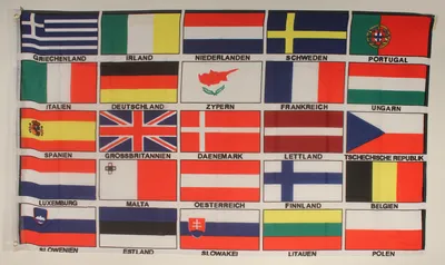Produktbild von Flagge Fahne : Europa / 25 Staaten
