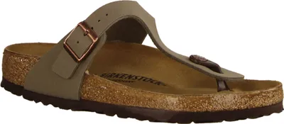Produktbild von Birkenstock Gizeh BS 0043391 Damen, Herren, Zehentrenner, Stone, irko Flor,  - Damenschuhe Top Trends, Grau