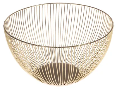 Produktbild von Brunbeste Obstkorb Metall Gold, 25 cm