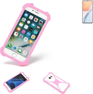 Produktbild von K-S-Trade Handy Hülle kompatibel mit Vivo Y18s Schutz Hülle Bumper Silikon Schutz Hülle Cover Case Silikoncase Silikonbumper TPU Softcase