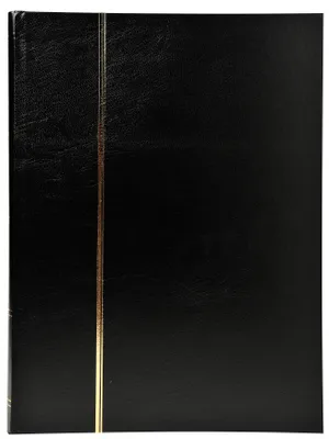 Image de EXACOMPTA Briefmarkenalbum 225 x 305 mm schwarz 64 Seiten