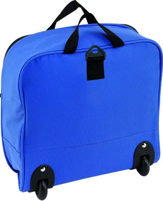 Produktbild von Faltbare Reisetasche mit Rollen für Damen und Herren, großer Weekender 88L Trolley nutzbar leichte Gepäcktasche in Blau