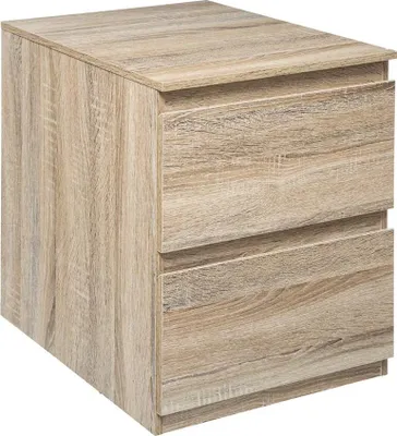 Produktbild von Eazy Living Nachttisch 2 Schubladen Faustine Natural