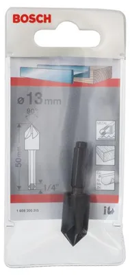 Produktbild von Kegelsenker mit Sechskantschaft, 13,0 mm, 90°, 50 mm, 1/4-Zoll
