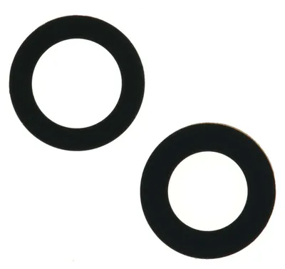Produktbild von Apple iPhone 13 Kamera Glas Linse + Kleber, Schwarz