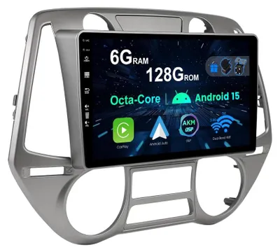 Productafbeelding van Android 15 IPS Autoradio - 6G+128G - Draadloze CarPlay/Android Auto - 9 Inch 2 Din