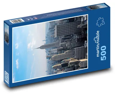Zdjęcie produktu dla Puzzle 500 Manhattan - Nowy Jork, Empire State Building - martinpuzzle