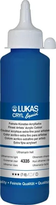 Produktbild von Lukas Cryl Liquid Acrylfarbe Ultramarine Light 250 ml 1 stk