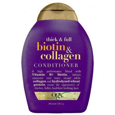Imagen del producto de Acondicionador para el cabello con biotina y colágeno, Ogx, 385 ml