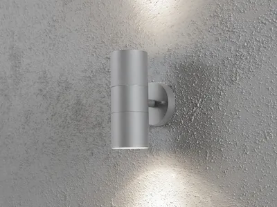 Produktbild von LED Außenwandleuchte Up Down zur Fassadenbeleuchtung Außenleuchte 19,5cm Grau