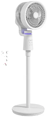 Produktbild von Oszillierender Standventilator, 3 Geschwindigkeitsstufen, Fernbedienung, Bodenventilator