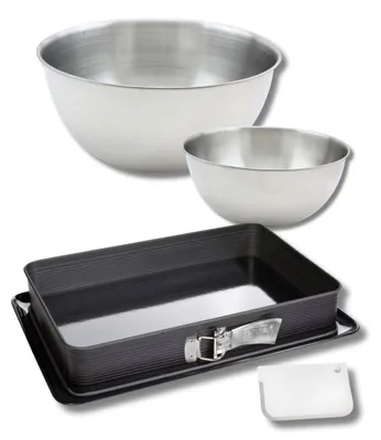 Image de Set de 4 ustensiles de pâtisserie moule à gâteaux bols et spatule Zenker Deluxe