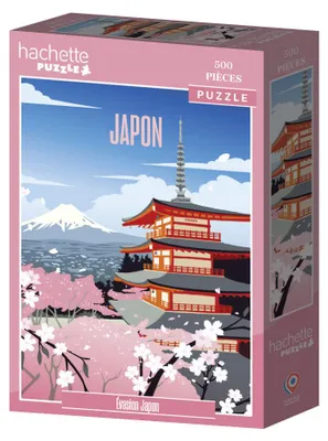 Produktbild von Hachette Puzzle Japan 500 Teile - bunte Kinderpuzzle