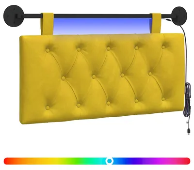 Produktbild von Hängendes Kopfteil Mit LED Licht Gelb Samt
