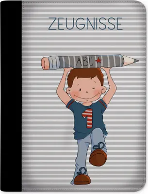 Produktbild von Kinder Zeugnismappe, Zeugnis Ordner A4, Junge