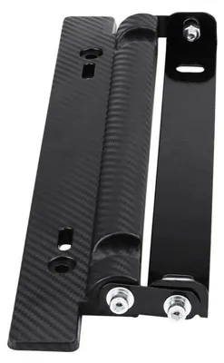 Produktbild von Kfz Kennzeichenhalterung Metall Verstellbar 180° Kohlefaser Universal